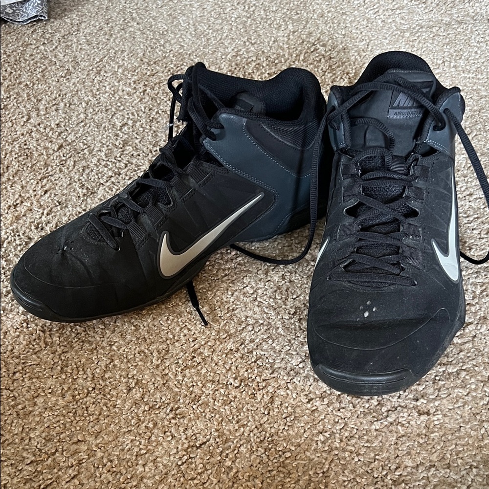 Nike Air Visi Pro 4 Black Basketball Sneakers Size 11.5